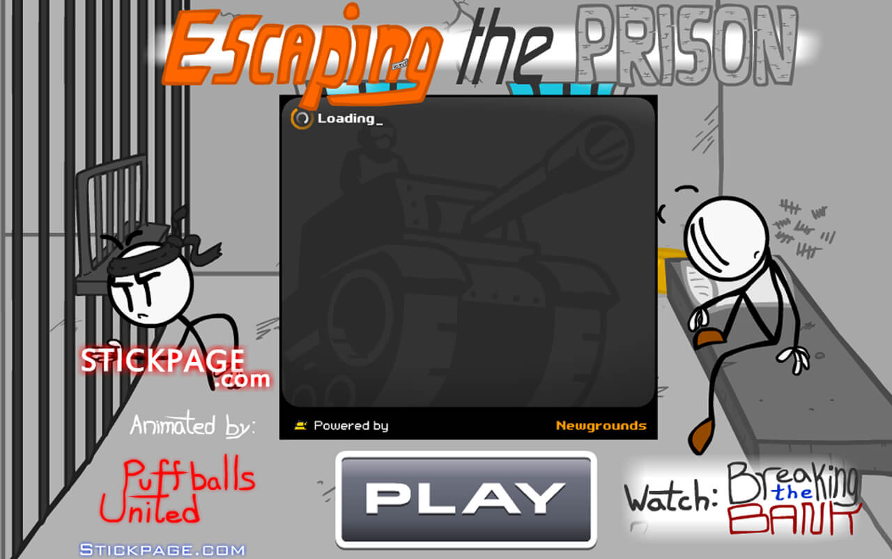 Stickman Escaping the Prison Game