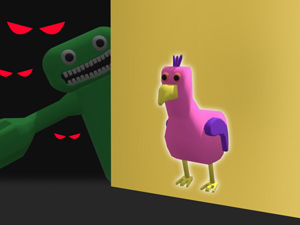 Drawing] 3D Horror Opila Bird! Garten Of Ban Ban Real Life 