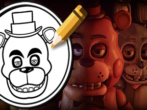 Withered Freddy FNAF Coloring Page for Kids - Free Five Nights at